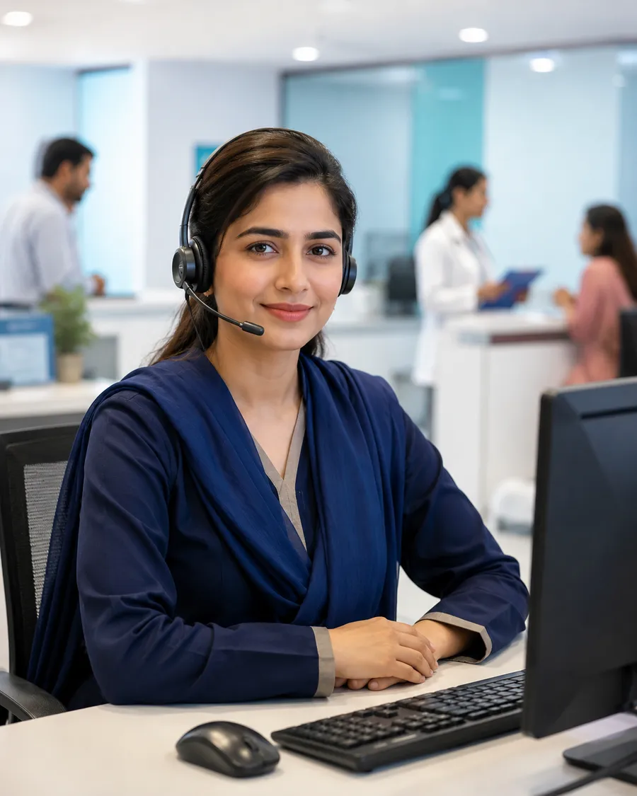 Ayesha, Appointment & No-Show Desk
